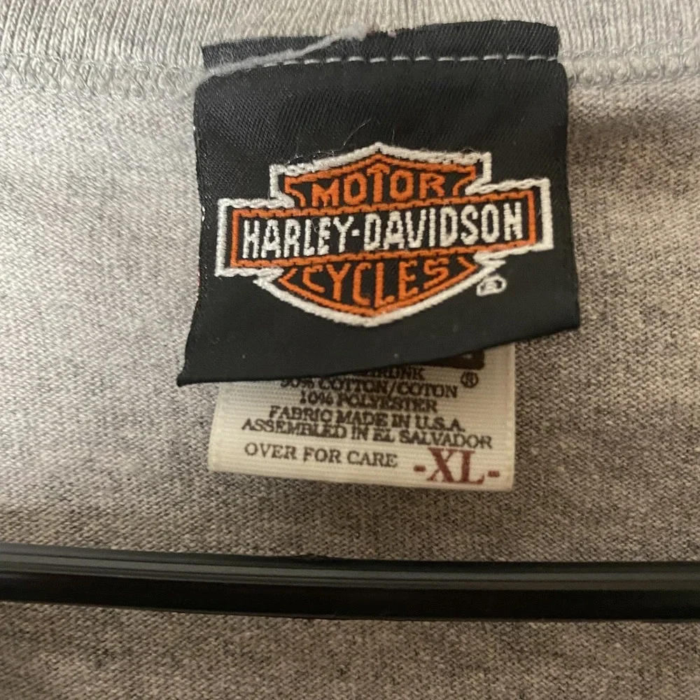 Harley-Davidson Mens XL Laughlin River Run 2000 Grey T-Shirt